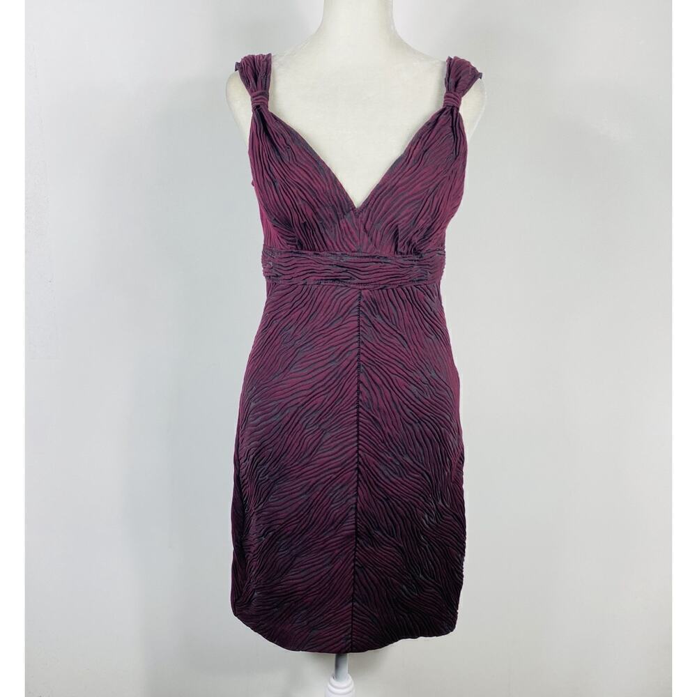 M.S.S.P. Max Studio Specialty Products Size Small Textured Mini Dress Red